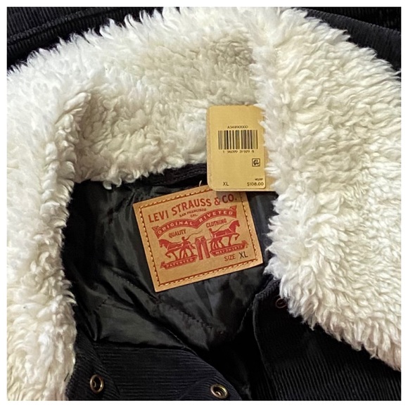 NWT Levi's® Sherpa Baby Baggy Jacket - Picture 8 of 8